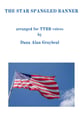 Star Spangled Banner TTBB choral sheet music cover